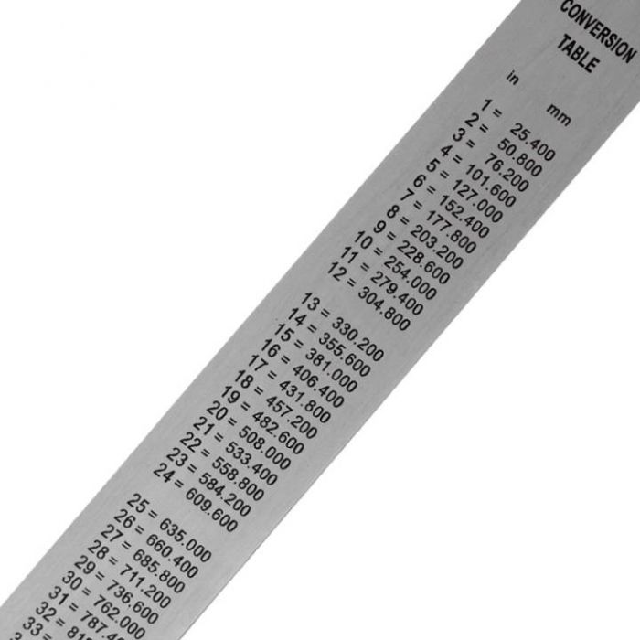 Лінійка Tolsen, нержавіюча сталь, 100мм