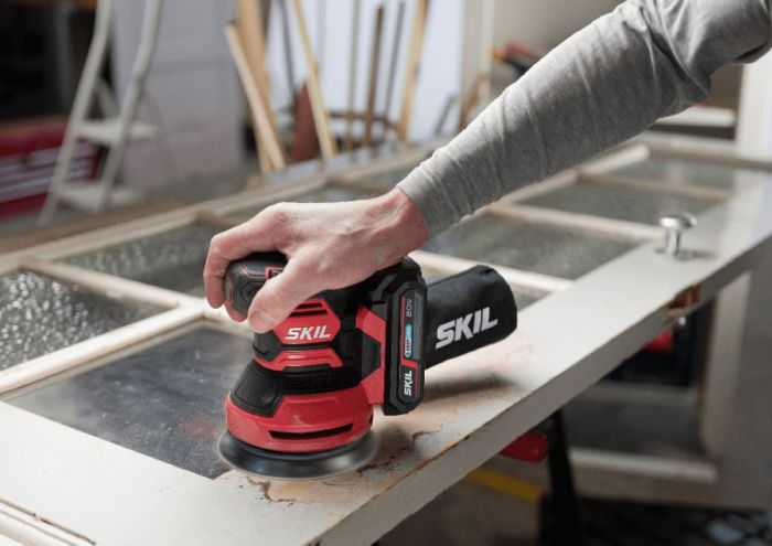 Шліфмашина ексцентрикова акумуляторна SKIL 3745 CA 20В 125 мм 14000-22000кол·хв 1.2кг без АКБ та ЗП