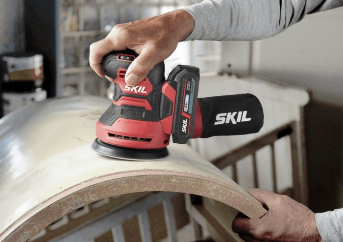 Шліфмашина ексцентрикова акумуляторна SKIL 3745 CA 20В 125 мм 14000-22000кол·хв 1.2кг без АКБ та ЗП