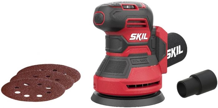 Шліфмашина ексцентрикова акумуляторна SKIL 3745 CA 20В 125 мм 14000-22000кол·хв 1.2кг без АКБ та ЗП