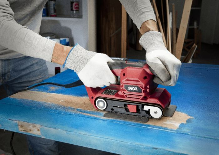 Шліфмашина стрічкова мережева SKIL 7615 AB 710Вт стрічка 76х457мм 330об·хв 2.9кг