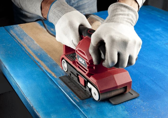 Шліфмашина стрічкова мережева SKIL 7615 AB 710Вт стрічка 76х457мм 330об·хв 2.9кг