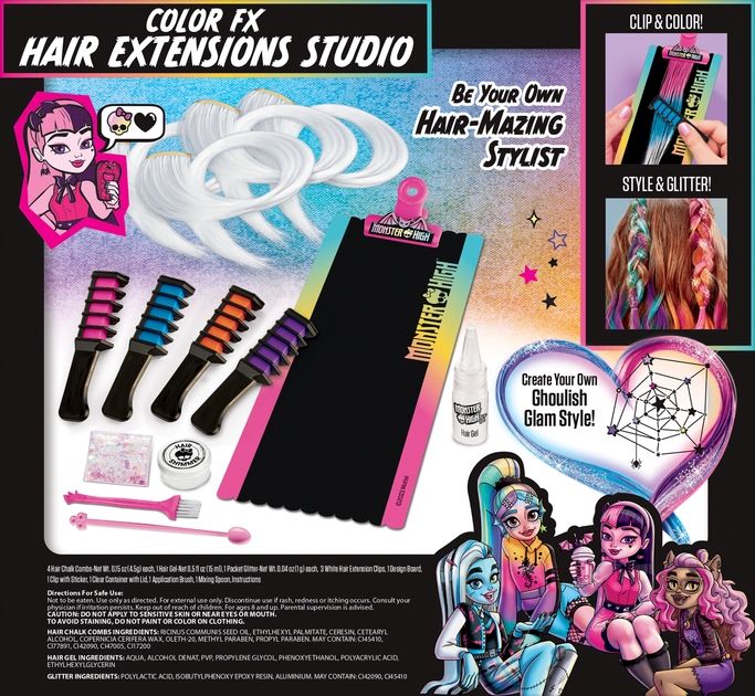 Набір для творчості Cra-Z-Art Monster High Colour FX Студія нарощування волосся