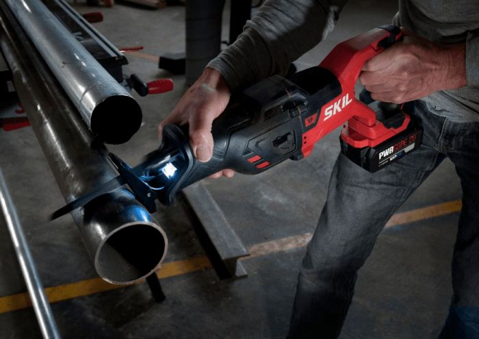 Пила шабельна акумуляторна SKIL 3480 CB XP безщіткова 20В пропил 265мм хід 29мм 2.9кг без АКБ та ЗП