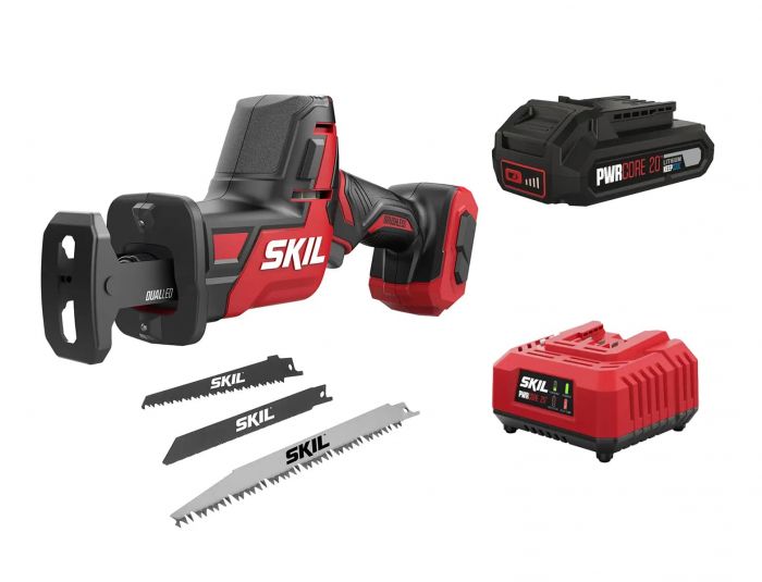 Пила шабельна акумуляторна SKIL 3475 CA Compact безщіткова 20В 1х2.5А·год пропил 200мм хід 25.4мм 1.8кг