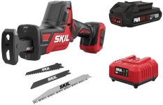 Пила шабельна акумуляторна SKIL 3475 CA Compact безщіткова 20В 1х2.5А·год пропил 200мм хід 25.4мм 1.8кг