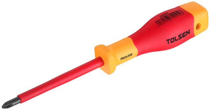 Викрутка Tolsen Premium хрестова, діелектрична, РZ0х60мм