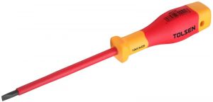 Викрутка Tolsen Premium плоска, діелектрична, 5.5х1х125мм