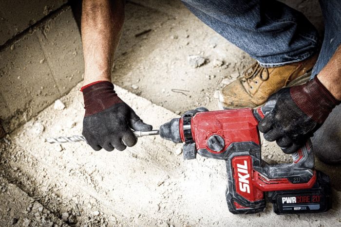 Перфоратор акумуляторний SKIL 3851 CA XP SDS-plus 20В 2.2Дж 4 режими 2кг без АКБ та ЗП