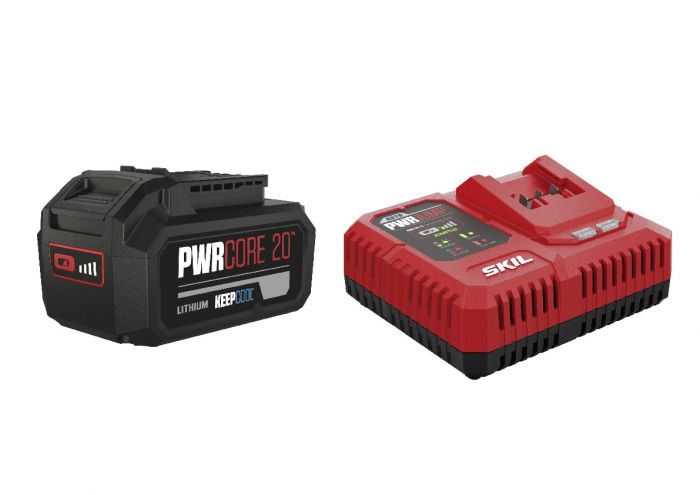 Набір акумулятора та зарядного пристрою SKIL 3111 AA 20В, ЗУ 6А, 1х4А•год , 1.46кг