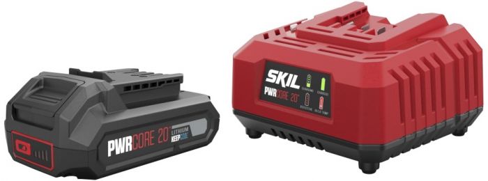 Набір акумулятора та зарядного пристрою SKIL 3110 AA 20В, ЗУ 2.4А, 1х2.5А•год , 0.95кг