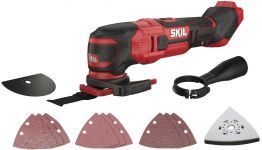 Багатофункціональний інструмент акумуляторний реноватор SKIL 3620 CA 20В 11000-16000об·хв кут коливань 1.8° 1кг без АКБ і ЗУ