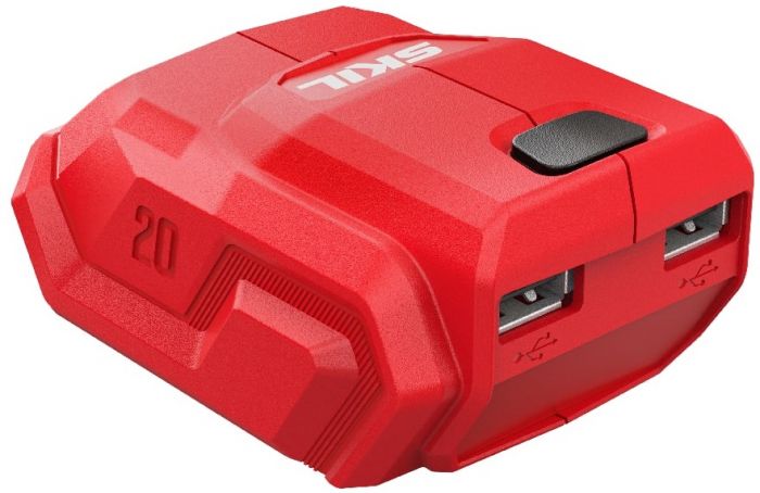 USB адаптер SKIL 3162 CA 20В, 3.6А, двопортовий, 0.15кг