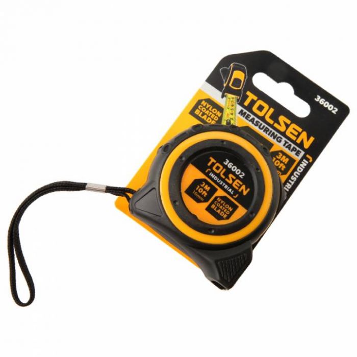 Рулетка Tolsen Профі, 3мх16мм, автоматичне блокування змотування стрічки
