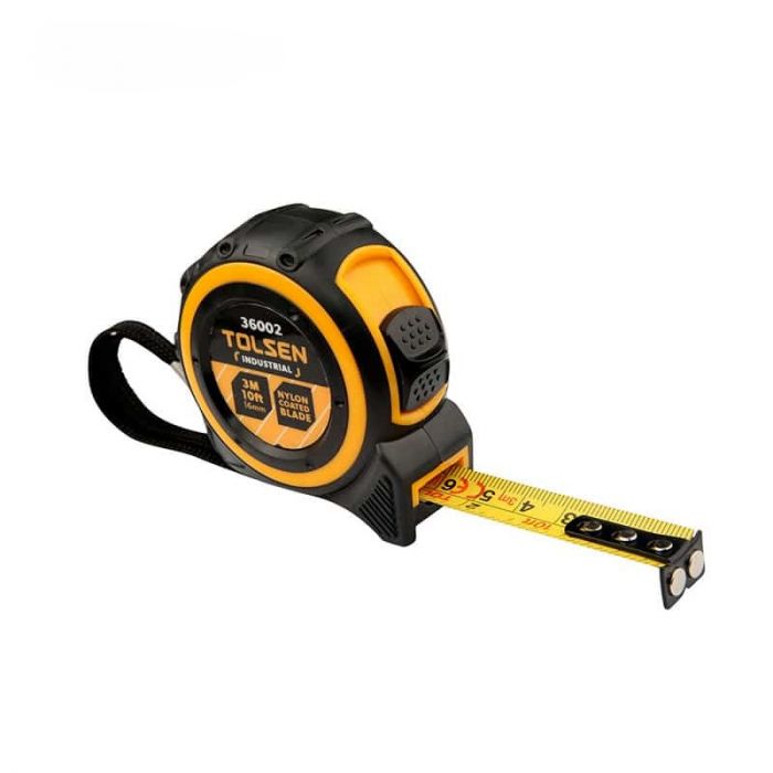 Рулетка Tolsen Профі, 3мх16мм, автоматичне блокування змотування стрічки