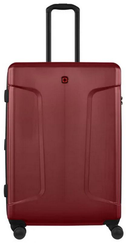 Валіза Wenger, Legacy, велика, пластик, 4 колеса, червона