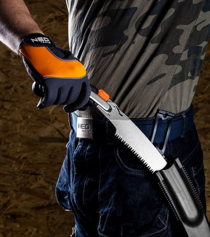 Пила садова Neo Tools, 33см, 3D зуби, 7 TPI, 0.242кг, чохол