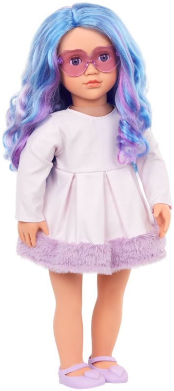 Лялька Our Generation Вероніка з різнокольоровим волоссям 46см