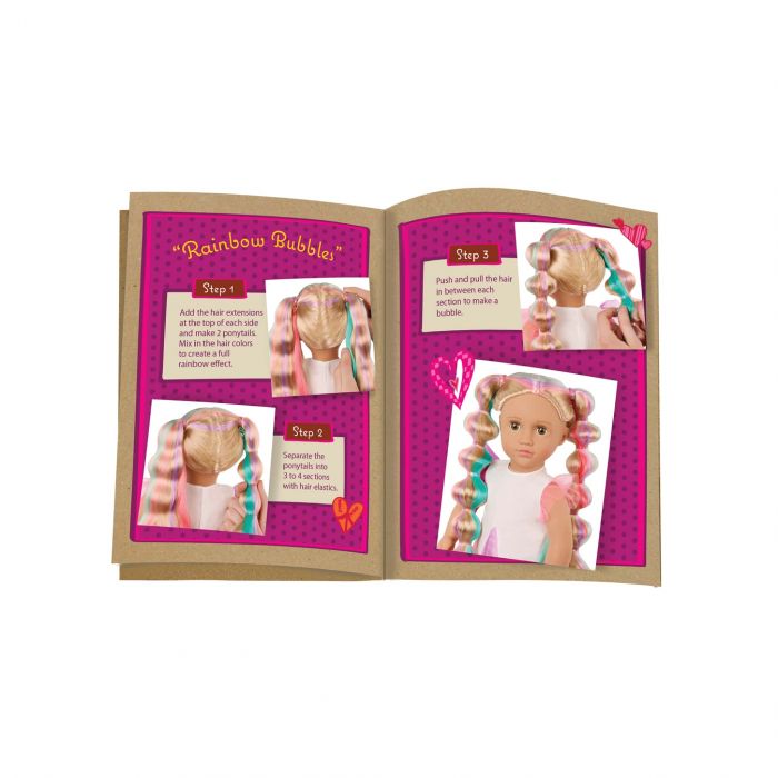 Лялька Our Generation Тессі зі зростаючим різнокольоровим волоссям 46см