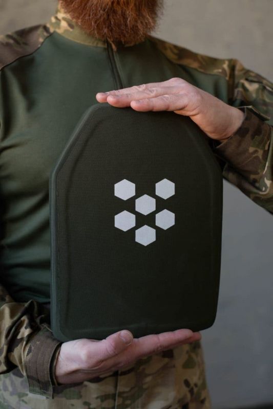 Керамічна плита Українська Броня SA3+, тип Stand Alone, клас захисту ДСТУ 4, розмір L