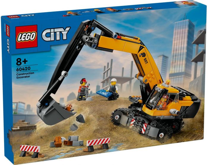 Конструктор LEGO City Жовтий будівельний екскаватор