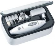 Манікюрний набір Beurer, від мережі, насадок-7, з підсвіткою, біло-сірий