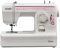 Швейна машина LEADER SILVIA, електромех., 70Вт, 17 шв.оп., петля напівавтомат, з приставним столиком, білий+рожевий