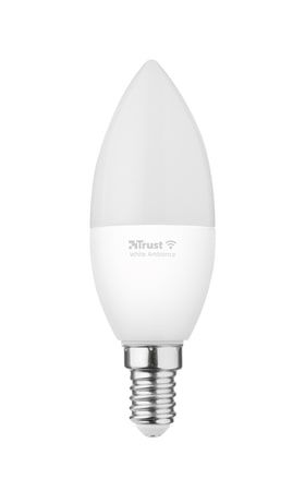 Лампа розумна Trust E14 470 Lumen, 1800-6500k, білий