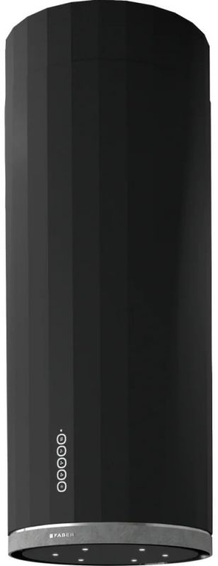 Витяжка Faber острівна, 37см, 1169м.куб/год, Corinthia Isola Ev8+ Dg Matt/Concrete A37, темно-сірий матовий