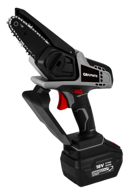 Пила ланцюгова акумуляторна Graphite Energy+ 18В Li-lon 10см 4.6м/сек 1.25кг без АКБ та ЗП