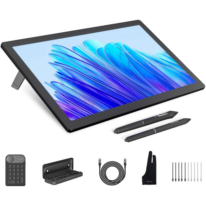 Графічний монітор Huion 19" Kamvas Pro 19,4K  USB-Cх2, 3.5 mini-jack, сірий темний