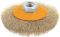 Щітка дискова Tolsen Профі, рифлений дріт 0.3мм, 100мм, різьблення M14