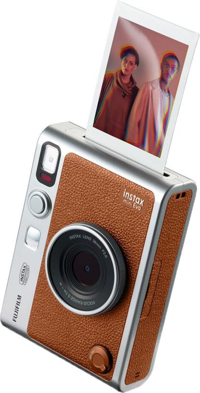 Фотокамера миттєвого друку Fujifilm INSTAX MINI EVO Brown