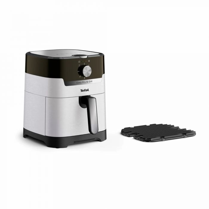 Мультипіч Tefal EasyFry&Grill, 1550Вт, чаша-4.2л, механічне керув., від 80°C до 200°C, пластик, чорний-світло-сірий
