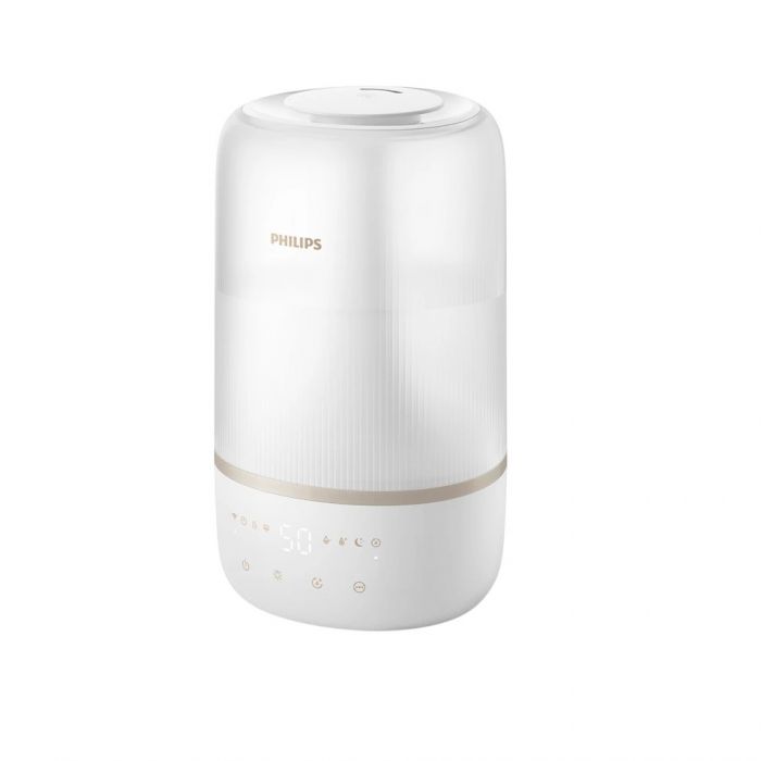 Зволожувач повітря Philips традиційне зволоження Series 1001, 41м2, 3л, 275мл/г, електр. кер-ння, режим сну, нічник, білий