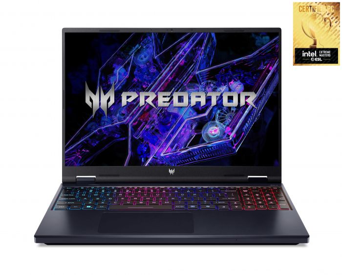 Ноутбук Acer Predator Helios Neo 16 PHN16-72 16" WUXGA IPS, Intel i5-14450HX, 16GB, F1TB, NVD4060-8, Lin, чорний