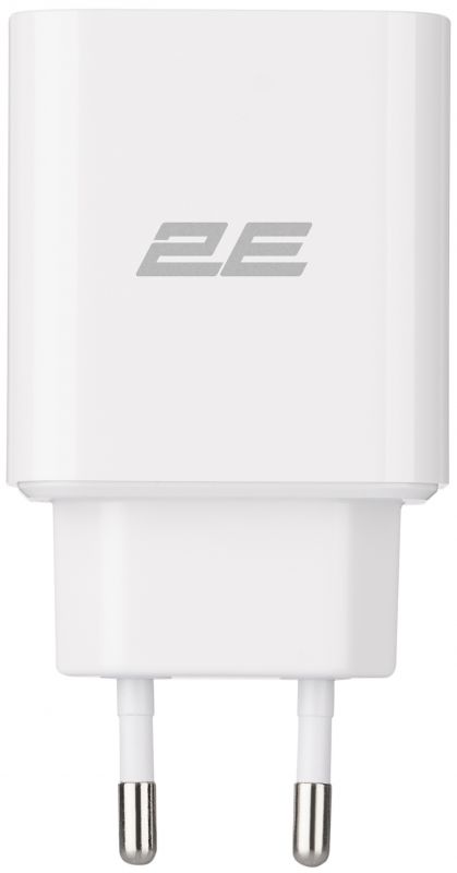 Зарядний пристрій мережевий 2E 20Вт USB-C PD, білий