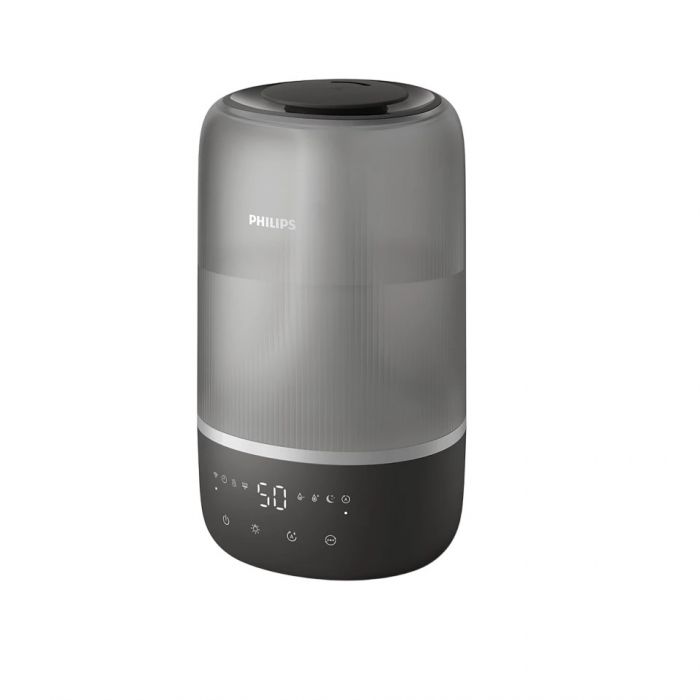 Зволожувач повітря Philips традиційне зволоження Series 1000, 41м2, 3л, 275мл/г, електр. кер-ння, режим сну, нічник, темно-синій