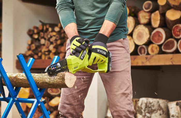 Пила ланцюгова акумуляторна Ryobi ONE+ HP RY18PSX15A-120T 18В акб 1х2А·год ЗП 15см 1.19кг кейс