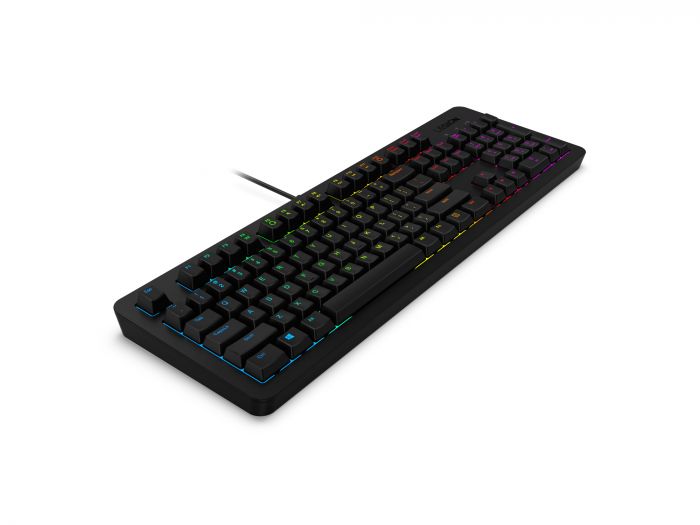 Клавіатура мембранна Lenovo Legion K300 104key, USB-A, EN/UKR, RGB, чорний