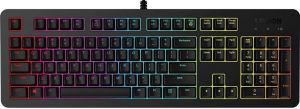 Клавіатура мембранна Lenovo Legion K300 104key, USB-A, EN/UKR, RGB, чорний