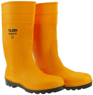 Чоботи гумові Tolsen, 43р, з стальним захистом