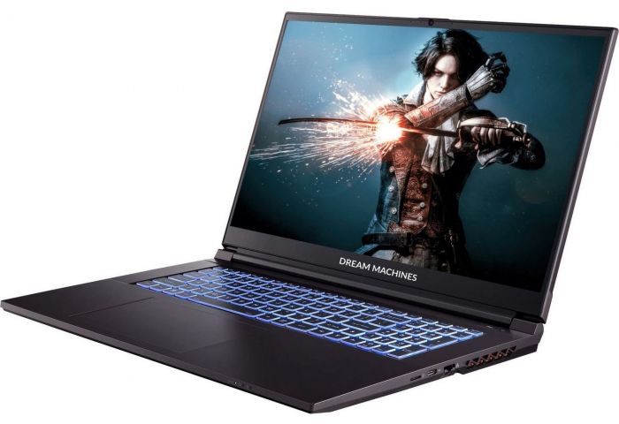 Ноутбук Dream Machines RG2050-17 17.3FHD IPS, Intel i5-12450H, 32GB, F1TB, NVD2050-4, DOS, чорний