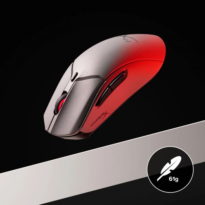 Миша HyperX Pulsefire Haste 2 Pro, RGB, USB-A/WL/BT, сірий