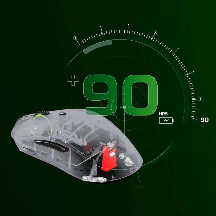 Миша HyperX Pulsefire Haste 2 Pro, RGB, USB-A/WL/BT, сірий