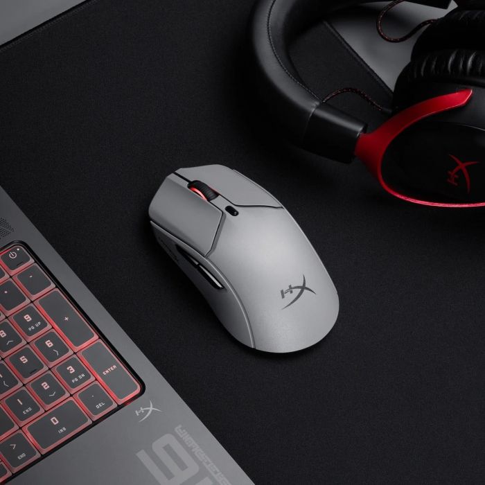 Миша HyperX Pulsefire Haste 2 Pro, RGB, USB-A/WL/BT, сірий
