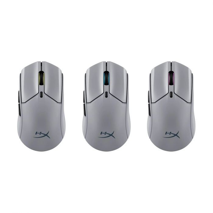 Миша HyperX Pulsefire Haste 2 Pro, RGB, USB-A/WL/BT, сірий