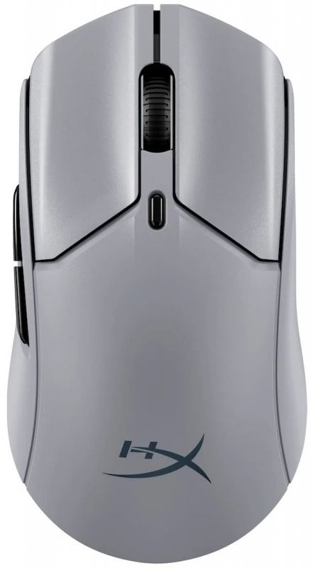 Миша HyperX Pulsefire Haste 2 Pro, RGB, USB-A/WL/BT, сірий