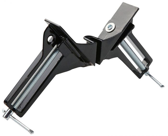 Струбцина Tolsen, кутова, алюмінієва, дві напрямні 76мм, 75х75мм