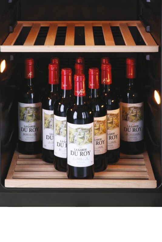 Холодильник Haier для вина, 82x49.7х58, холод.відд.-118л, зон - 1, бут-49, ST, дисплей, чорний